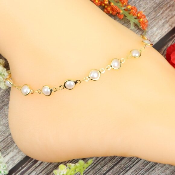 "Elegant Handmade Anklet – Delicate Jewelry for Women, MAR091103 - Picture 6 of 10